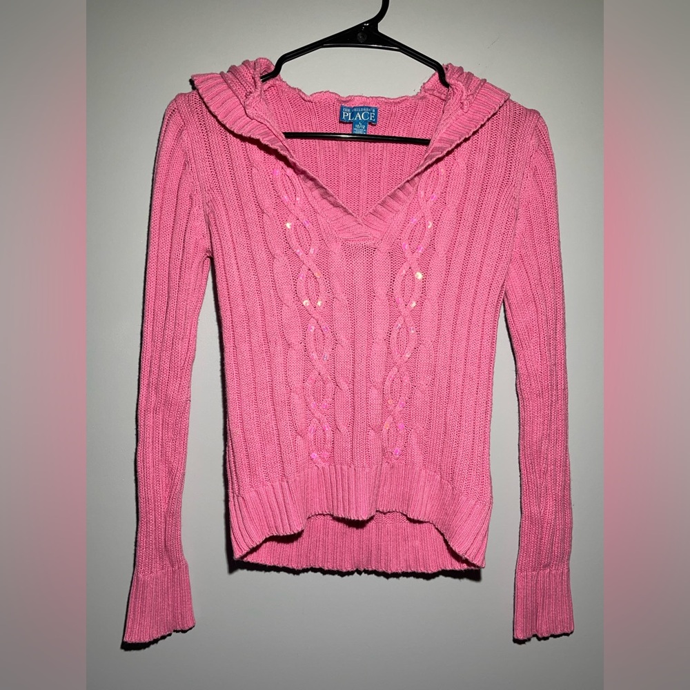 The Children's Place Pink V-Neck Sweater